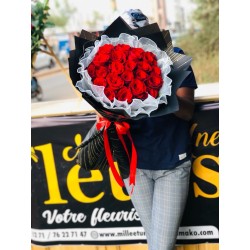 BRASEE DE ROSES ROUGE MAXI